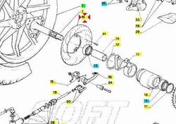 Disco freno posteriore Aprilia RS50 AP8213087