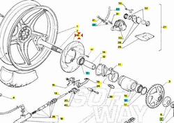 Disco freno posteriore Aprilia RS50 AP8213269