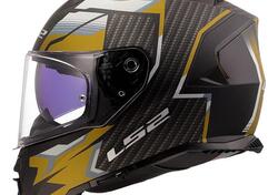 casco integrale LS2 Storm 2 06 Tracker oro opaco