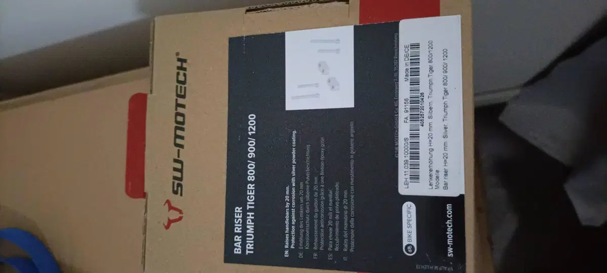 Riser per Triumph Tiger 800 2019 Sw-Motech (4)