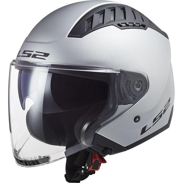 casco jet LS2 Copter 2 grigio