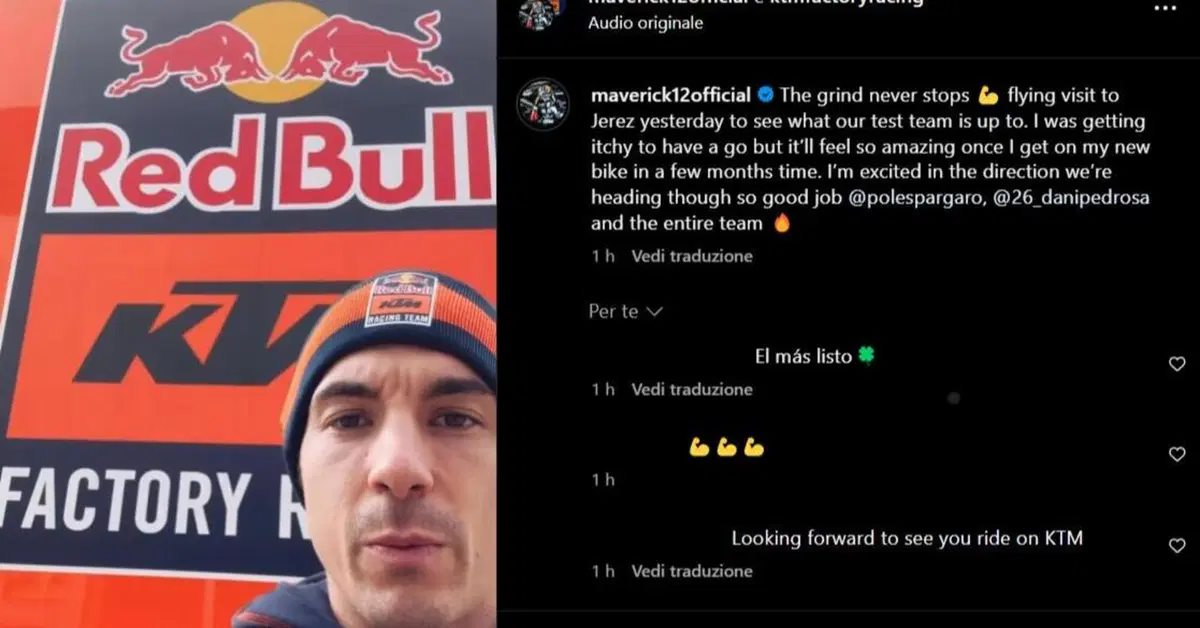 MotoGP 2024. Maverick Vinales ai test KTM di Jerez: "Vorrei guidare ma non posso" [VIDEO]