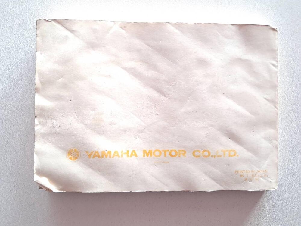 Uso e manutenzione YAMAHA XT 600 Z Honda (4)