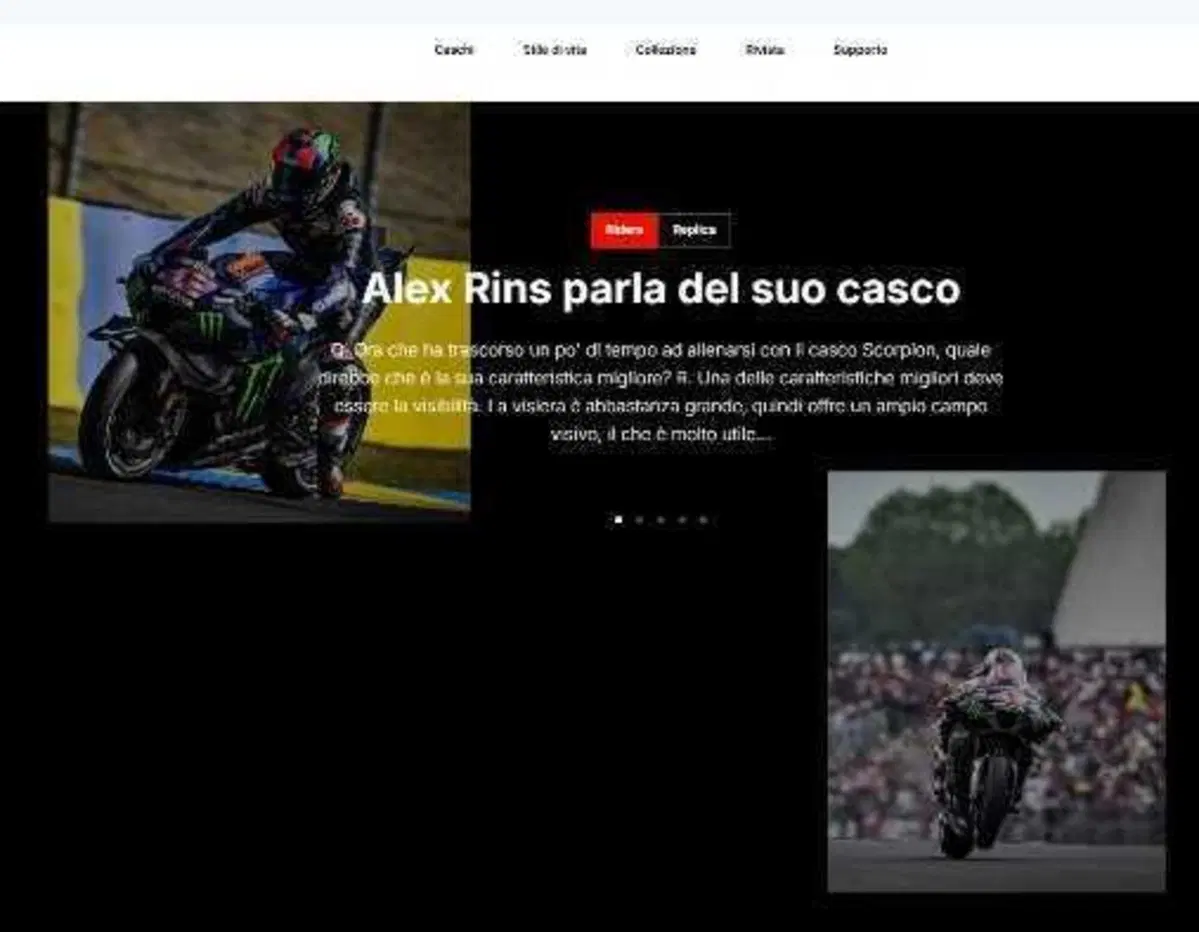 ScorpionEXO: online il nuovo sito web