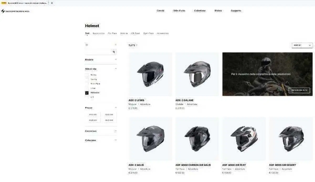 ScorpionEXO: online il nuovo sito web (3)