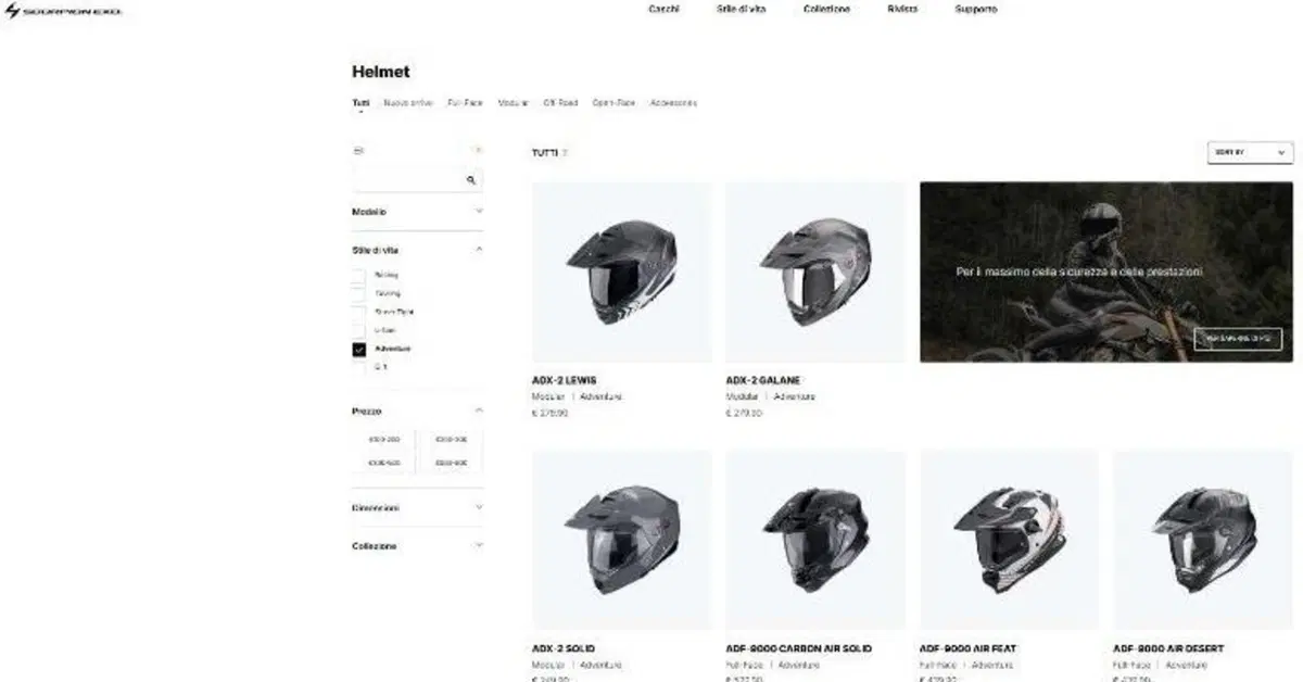 ScorpionEXO: online il nuovo sito web