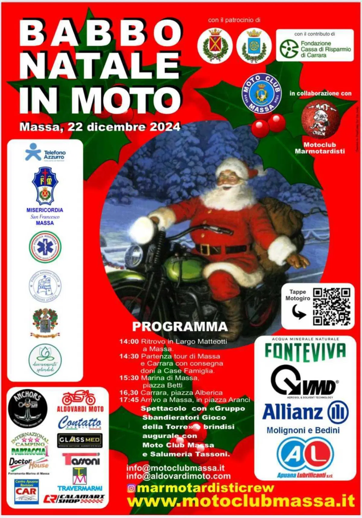Come ogni anno, a Massa arriva Babbo Natale in Moto! (4)