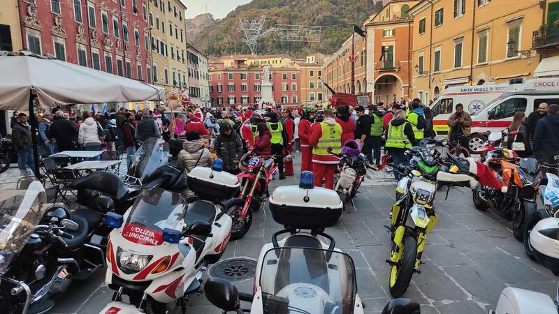 Come ogni anno, a Massa arriva Babbo Natale in Moto!