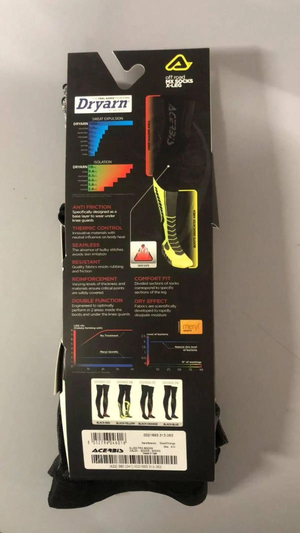 CALZE ACERBIS X-LEG PRO CODICE 0021693.313.063