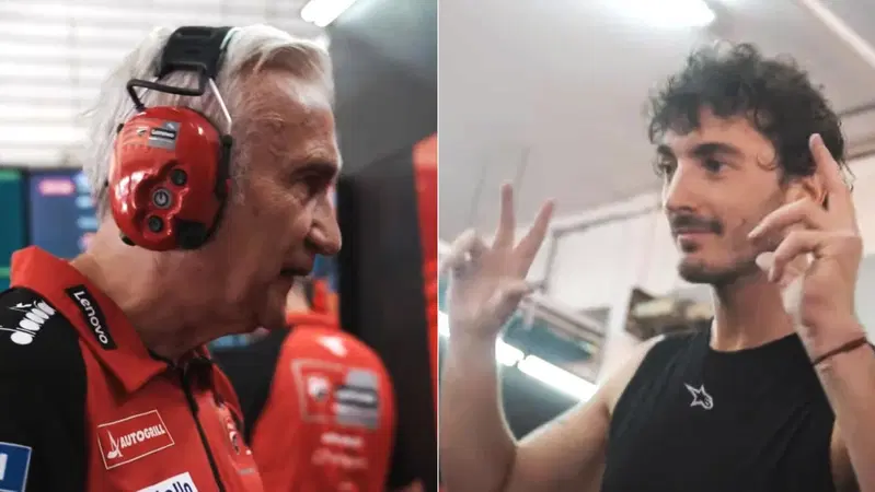 MotoGP 2024. Davide Tardozzi che dice a Pecco Bagnaia in Malesia: "Jorge Martin sar&agrave; durissimo con te, quindi stronzifichiamoci!" [VIDEO]