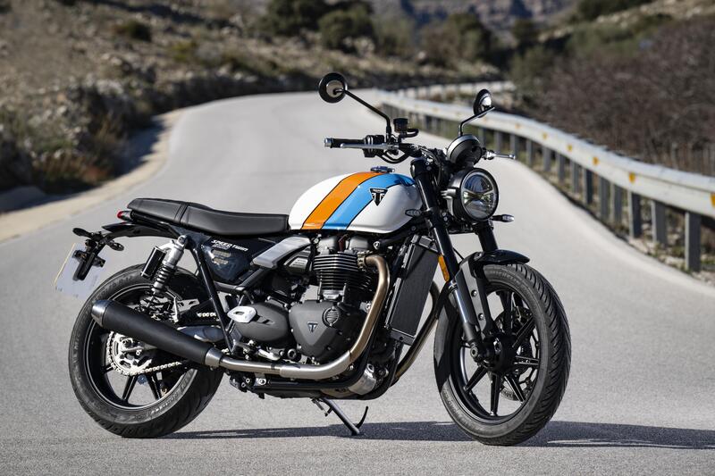 La nuova Triumph Speed Twin 900 my 2025 durante il nostro test