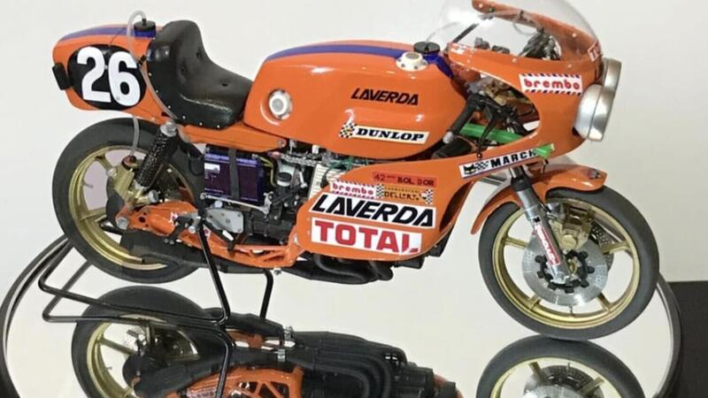 Laverda V6, un modellino in serie limitata che &egrave; un&#039;opera d&#039;arte 