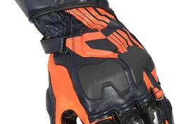 Guanti moto pelle racing Macna Power track Nero Ar