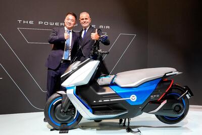 Premiato per il design lo scooter Vmoto disegnato da Pininfarina