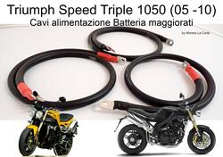 Triumph Speed Triple 1050 05-10 Cavi Batteria