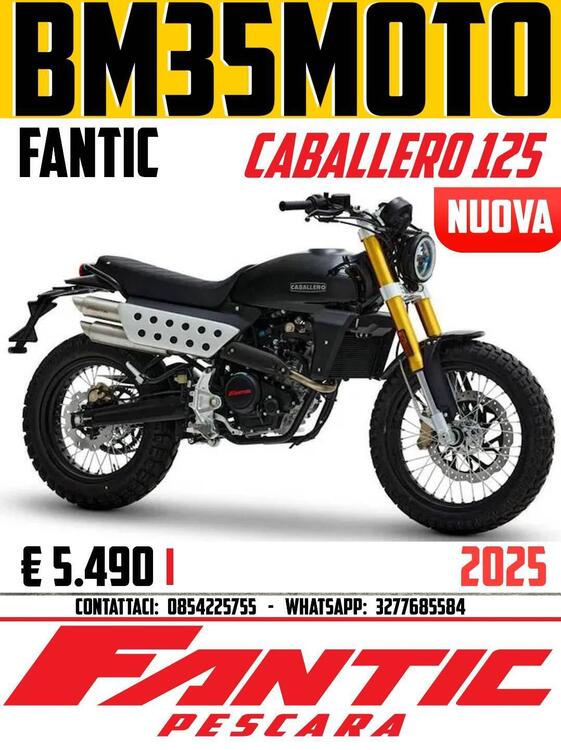 Fantic Motor Caballero 125 Scrambler (2021 - 23)