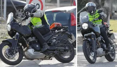 La Royal Enfield Himalayan bicilindrica non &egrave; pi&ugrave; un mistero. Eccola!