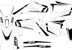 Kit grafica Ufo Tecna per Husqvarna Bianco UFO 