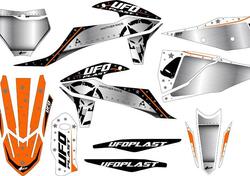 Kit grafica Ufo Stardust per Ktm oem UFO 