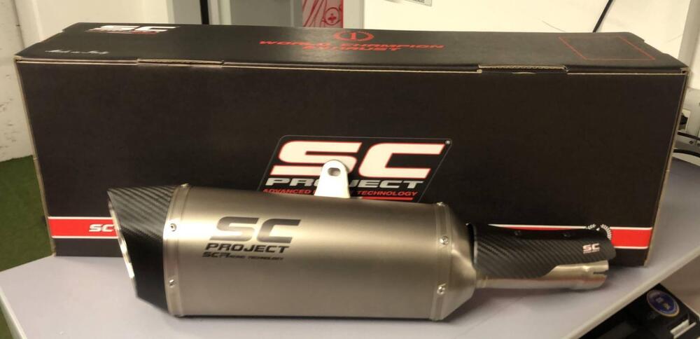 SCARICO OMOLOGATO SC PROJECT PER HONDA HORNET 750. SC-Project Exhaust (2)