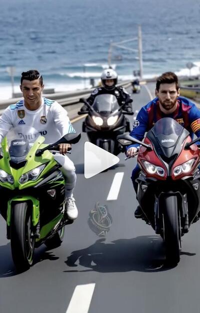 Messi e Ronaldo, in moto grazie all&rsquo;intelligenza artificiale [VIDEO]