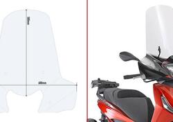 Parabrezza trasparente Piaggio Beverly 300 HPE 202 Givi