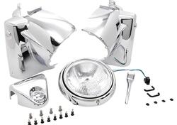 Kit faro nacelle cromato per Touring e Road King d Zodiac