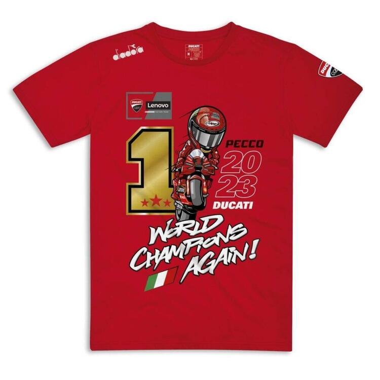 T-shirt celebrativa GP 2023 Bagnaia Ducati