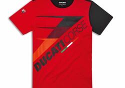 T-shirt Ducati Corse Speed ​​in rosso/nero