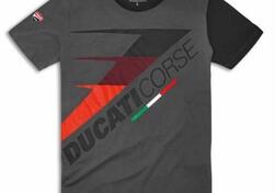 T-shirt Ducati Corse Speed ​​in grigio/nero