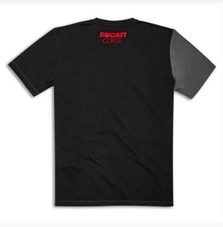 T-shirt Ducati Corse Speed ​​in grigio/nero (2)