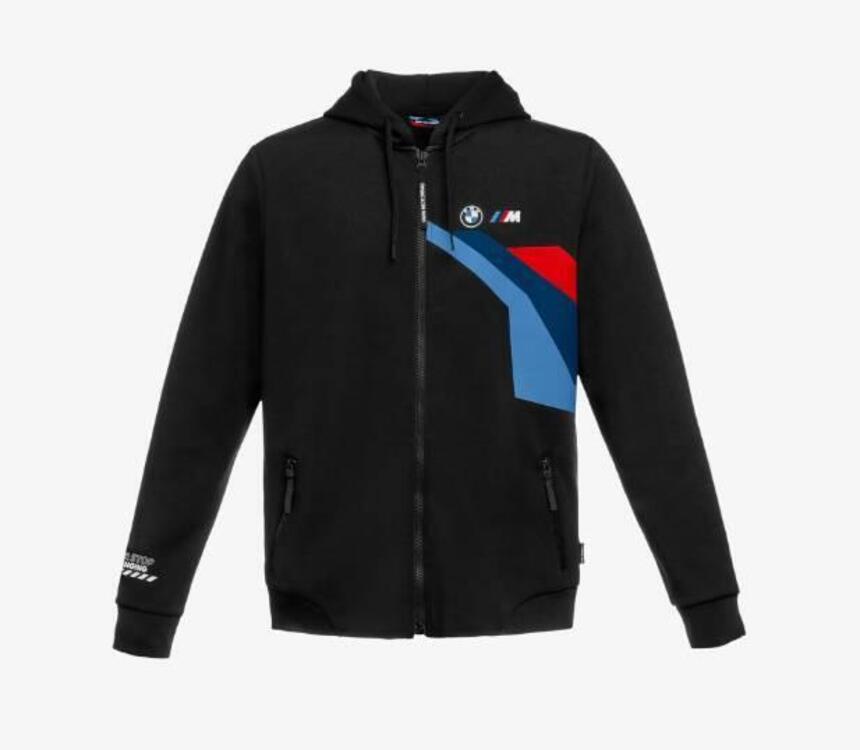 Felpa con cappuccio e zip BMW Motorsport Uomo