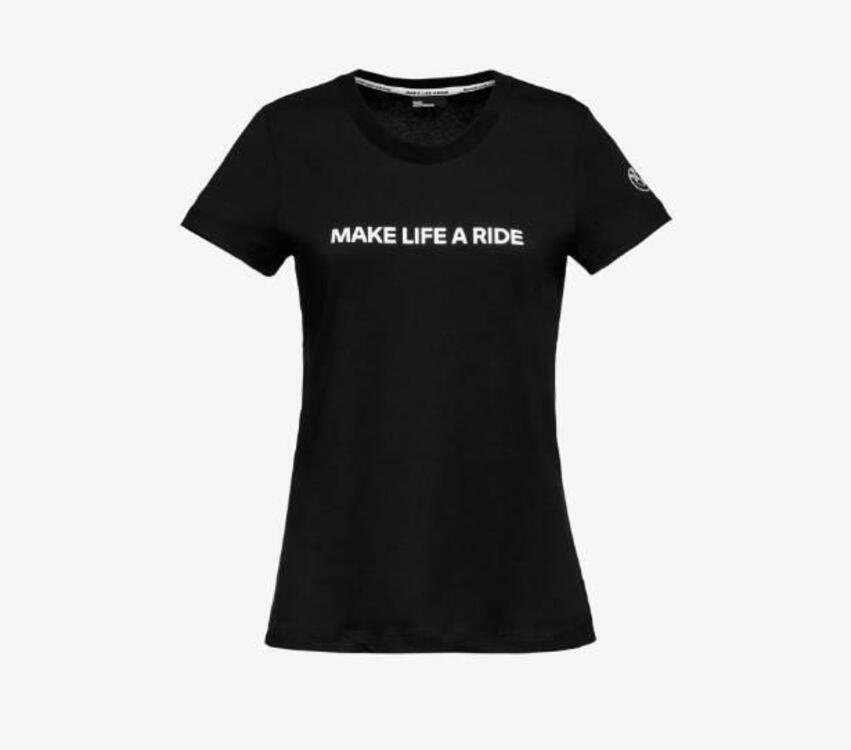 T-shirt BMW Make Life a Ride Nero Donna