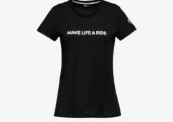 T-shirt BMW Make Life a Ride Nero Donna