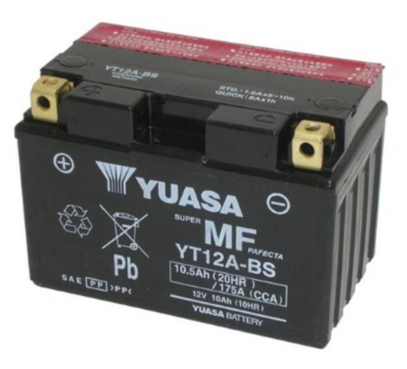 BATTERIA YUASA YT12A-BS 12V 12 AH