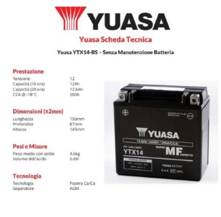 BATTERIA YUASA YTX14 (2)