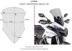 PARABREZZA FUME’ GIVI D7406S – DUCATI Multistrada