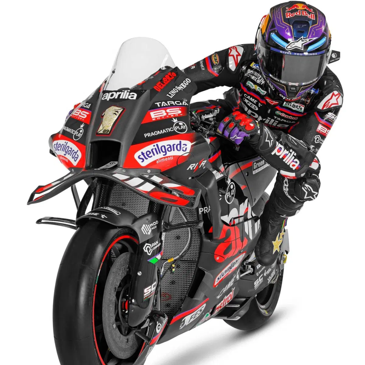 Ecco le nuove Aprilia 2025 di Jorge Martin (ha scelto il numero 1) e Marco Bezzecchi (2)
