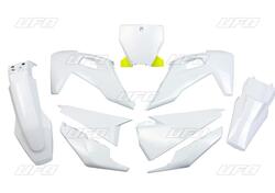 Kit plastiche moto UFO Husqvarna TC 125 19-22 Bian 