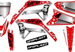 Kit grafica Ufo Stardust per Honda Rosso UFO 