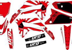 Kit grafica Ufo Akaishi per Honda Rosso UFO 