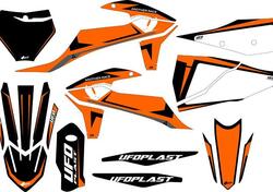 Kit grafica Ufo Apodis per Ktm Nero UFO 