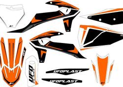 Kit grafica Ufo Apodis per Ktm oem UFO 