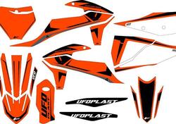 Kit grafica Ufo Apodis per Ktm Arancione fluo UFO 