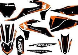 Kit grafica Ufo Tecna per Ktm Nero UFO 