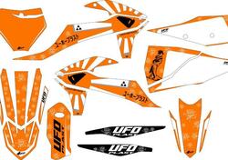 Kit grafica Ufo Akaishi per Ktm Arancione UFO 