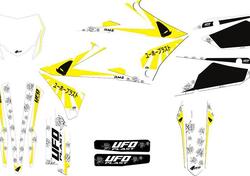 Kit grafica Ufo Akaishi per Suzuki Bianco UFO 