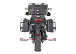 Portavaligie Laterale Givi Kawasaki Versys 1000