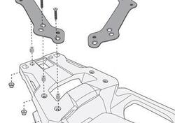 Givi SR1156 attacco posteriore Monokey e monolock