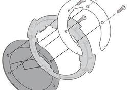 GIVI BF20 Flangia specifica per borse serbatoio Ta